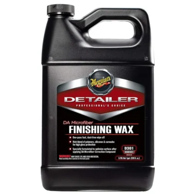 DA Microfiber Finishing Wax D30101 - Microfiber Wax That's Easy to Use, Protects Paint, For Use With DA Microfiber Finishing Disc, 3.79ltrs