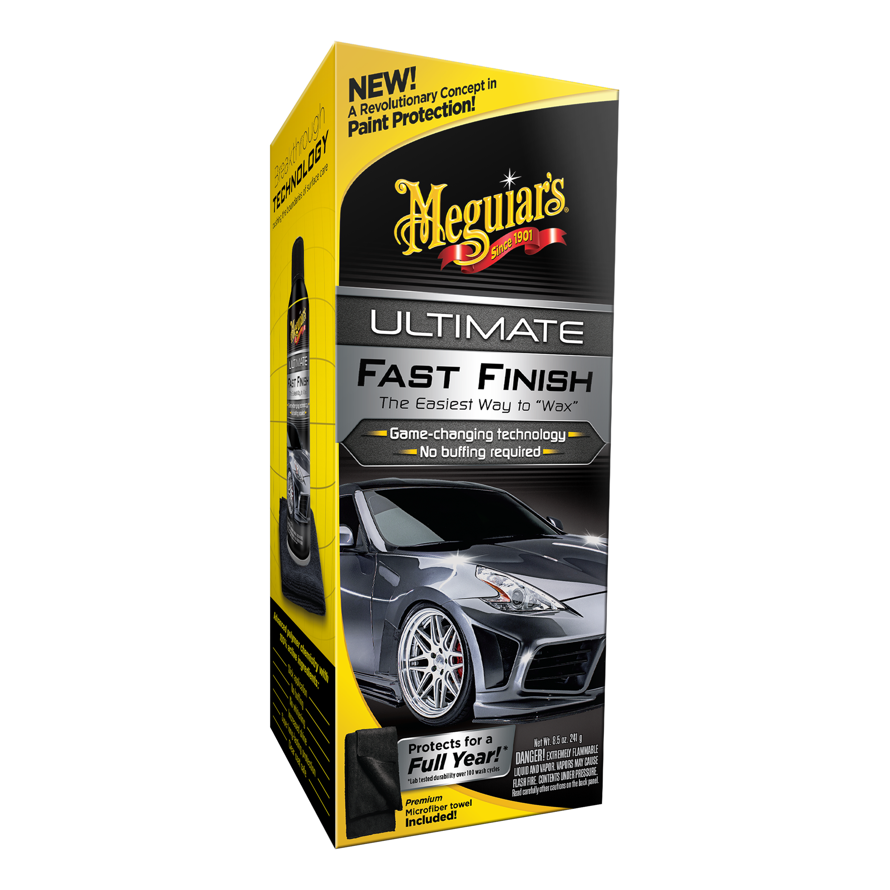 Ultimate Fast Finish, G18309 - The Easiest Way to Wax and Protect for Up-To 1 year. 241g