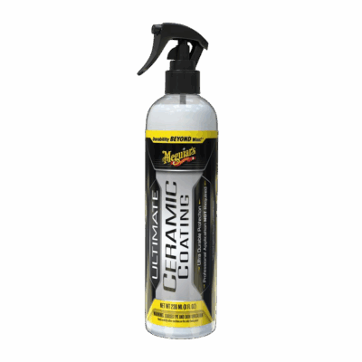Meguiar's Ultimate Ceramic Coating, G240108- Ultra-Durable Cutting-Edge Ceramic Protection with Excellent Water Beading for Exterior glossy paint protection, Plastic trim protection, Decal protection, Paint protection film (PPF) protection, Wheel protection