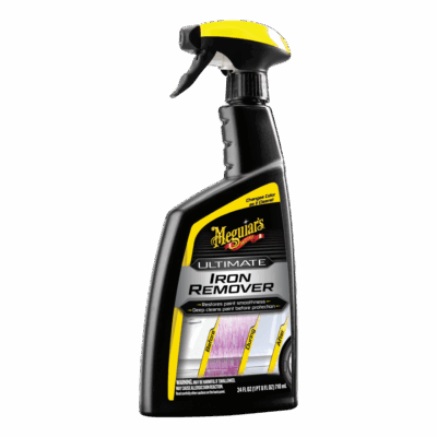 Meguiar’s Ultimate Iron Remover, G250524 - Quickly Removes Embedded Iron Particles That Impair Paint Color, Clarity, and Paint Smoothness. Chemical Contaminant Remover, for Clean and Smooth Paint. 709.8ml