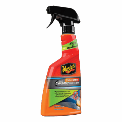 Meguiar's Hybrid Ceramic Waterless Wash & Wax, G251024 - Waterless Car Wash Spray with Ceramic Chemistry for a Slick, Protective Barrier - No-Scratch Formula for Glossy Paint and Ceramic Coatings, 710L